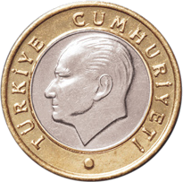 1 TL Madeni Para